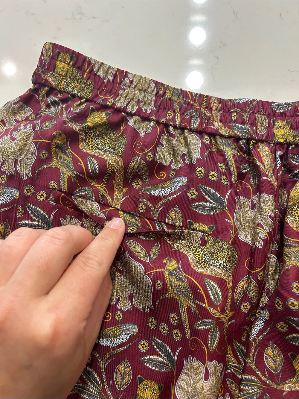 J.Crew Collection Pull-On Silk-Twill Pants
